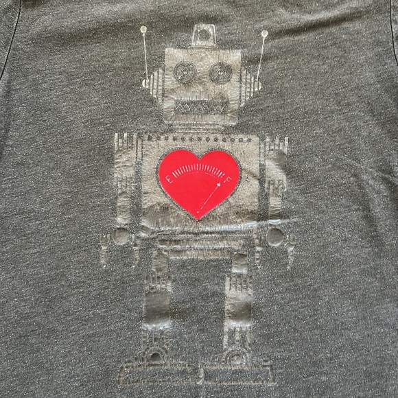 Boys Robot T-shirt size 10-12 - Picture 2 of 3